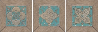 ID58 Меранти беж мозаичный 13*13 керам.декор